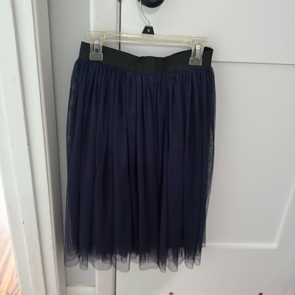 Pins and needles by urban outfitters -Navy blue fully lined tulle skirt-XS-